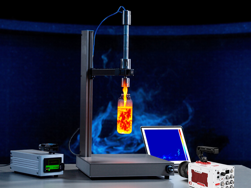 Using PLIF Method to Measure CH2O Concentration in Combustion Flames