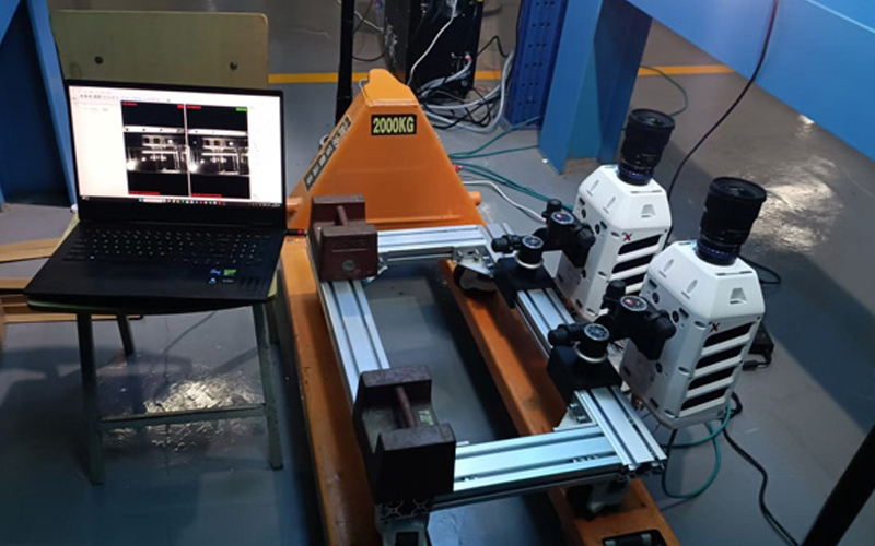 Non-contact measurement of riser vortex-induced vibration modal experiment based on DIC technology