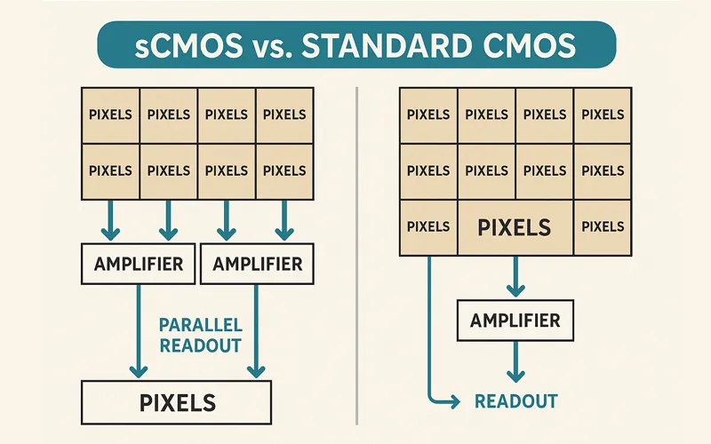 sCMOS vs. EMCCD: Choosing the Right Scientific Camera for Your Needs