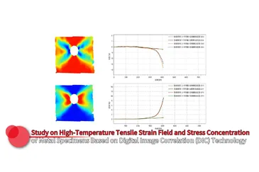 Study on High-Temperature Tensile Strain Field and Stress Concentration of Metal Specimens Based on Digital Image Correlation (DIC) Technology