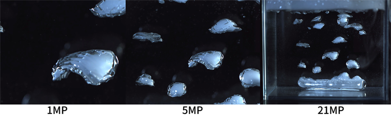 Comparison Chart of High-Speed Camera Resolutions: 1MP vs 5MP vs 21MP
