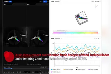 High-Speed 3D-DIC for Strain Measurement & Modal Analysis of Wind Turbine Blades under Rotating Conditions